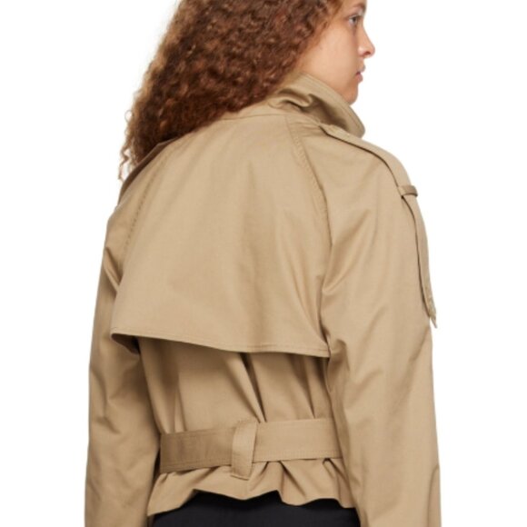 Acne Studios Beige Double-Breasted Jacket by Acne Studios - Picture 2 of 10